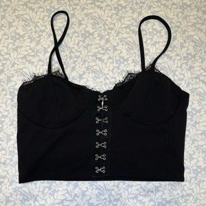 Corset-Like Crop Top